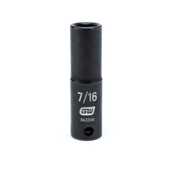 GearWrench 3/8" Drive 6 Point 7/16" Deep Impact Socket