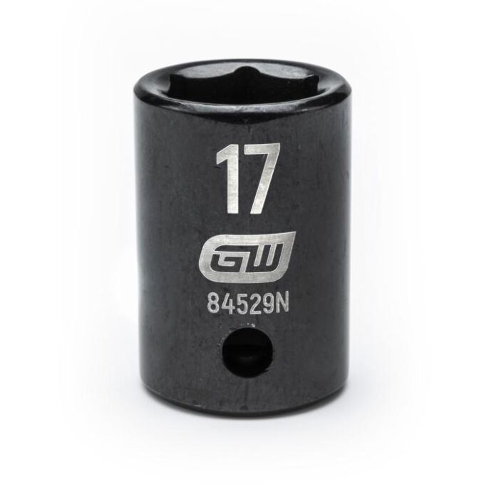 GearWrench 1/2" Drive 6 Point 17mm Standard Impact Socket