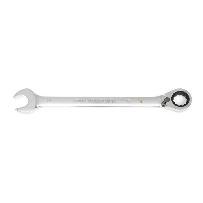 GearWrench 19mm Reversible Combination Ratcheting Wrench