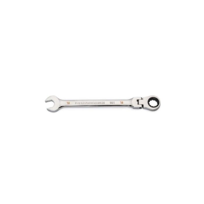 GearWrench 18mm Flex-Head Combination Ratcheting Wrench