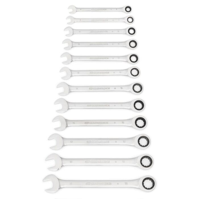 GearWrench 12 Pc. Combination Ratcheting Wrench Set Metric
