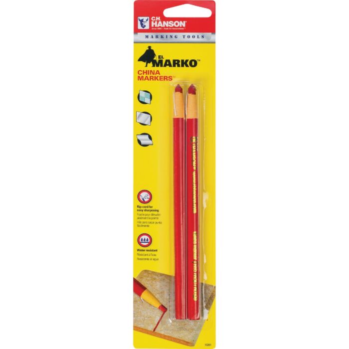 C.H. Hanson Red China Marker (2-Pack)