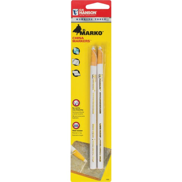 C.H. Hanson White China Marker (2-Pack)