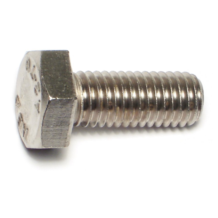 10 mm - 1.50 x 25 mm Hex Head Bolt, Coarse Thread, Stainless Steel 