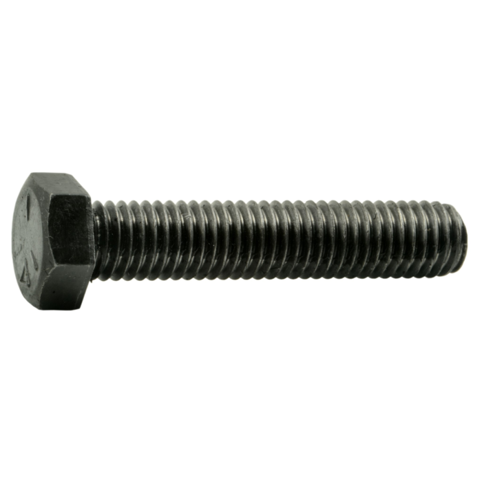 1/2"-13 x 2-12" Hex Head Bolt, Left-Hand Coarse Thread, Zinc 