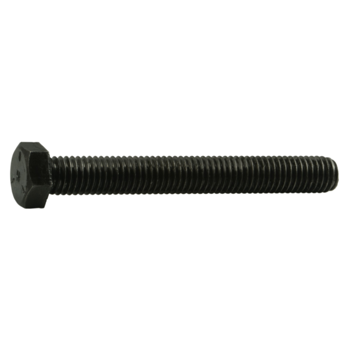1/2"-13 x 4" Hex Head Bolt, Left Hand Coarse Thread, Zinc 