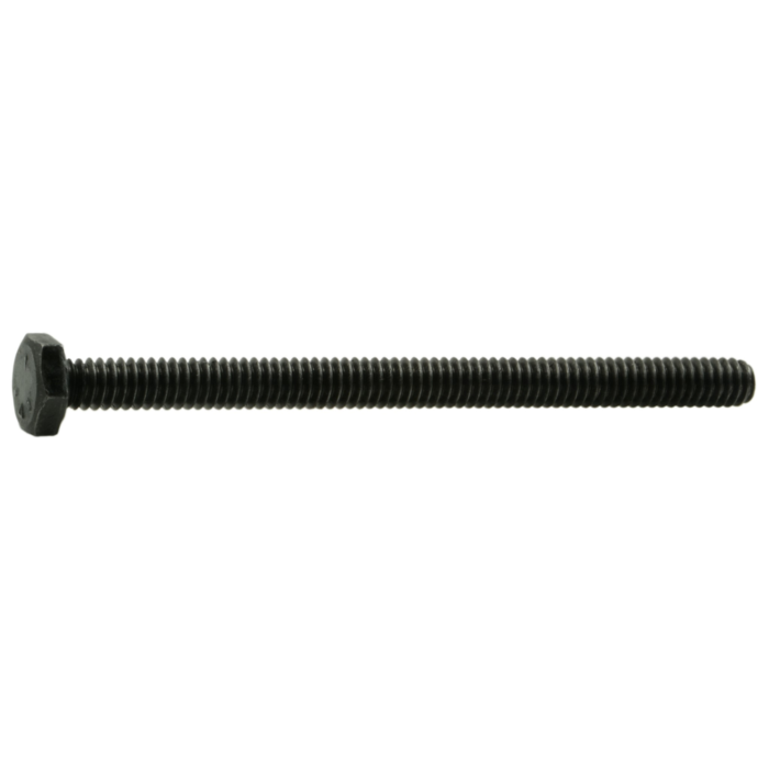 1/4"-20 x 3-1/2" Hex Head Bolt, Left-Hand Coarse Thread, Zinc 