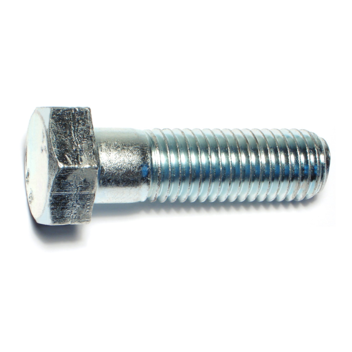 18 mm - 2.50 x 60 mm Hex Head Bolt, Coarse Thread, Zinc 