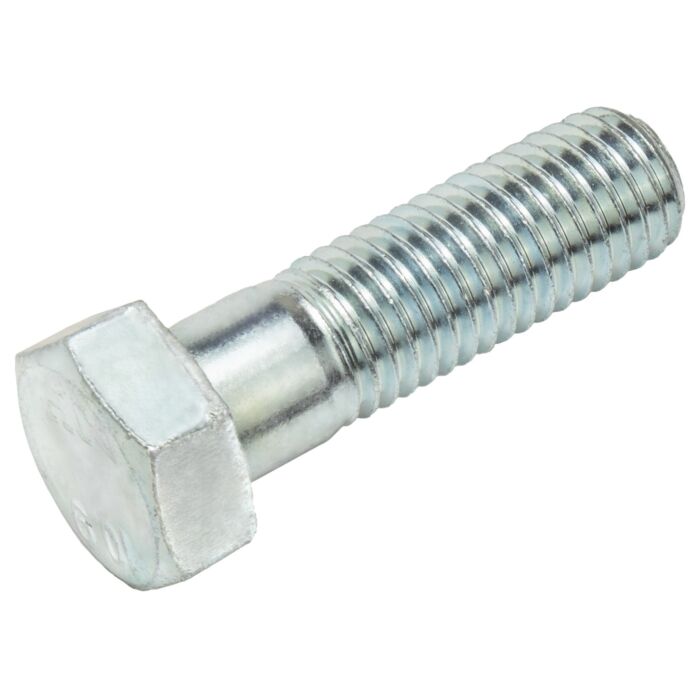 18 mm - 2.50 x 60 mm Hex Head Bolt, Coarse Thread, Zinc 