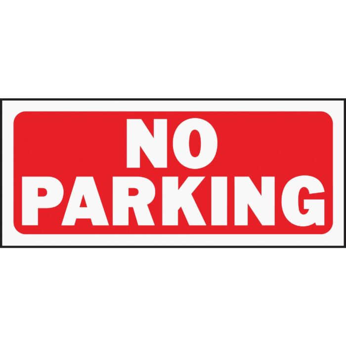HY-KO Hy-Ko Plastic Sign, No Parking
