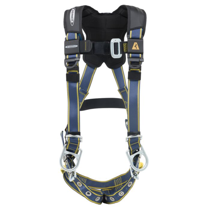 Werner Blue Armor Positioning Harness w/ Back/Hip D-Rings - XL