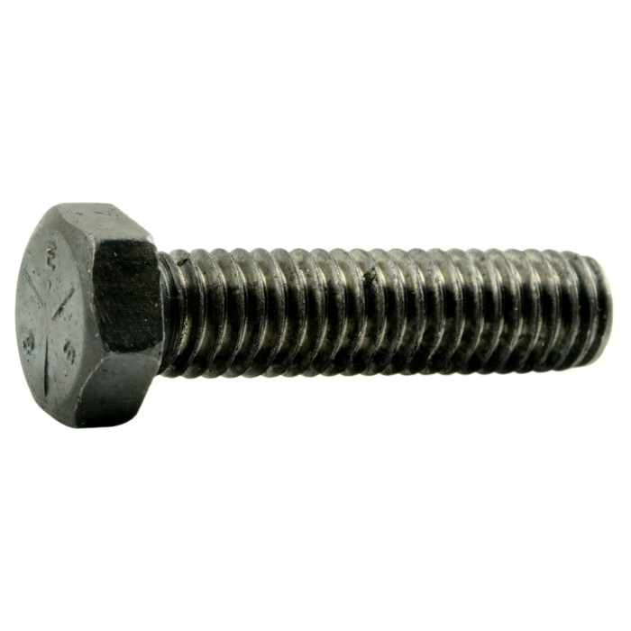 3/8"-16 x 1-1/2" Hex Head Bolt, Left-Hand Coarse Thread, Zinc 