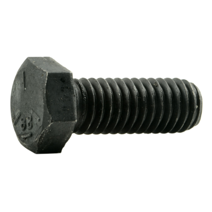 3/8"-16 x 1" Hex Head Bolt, Left-Hand Coarse Thread, Zinc 