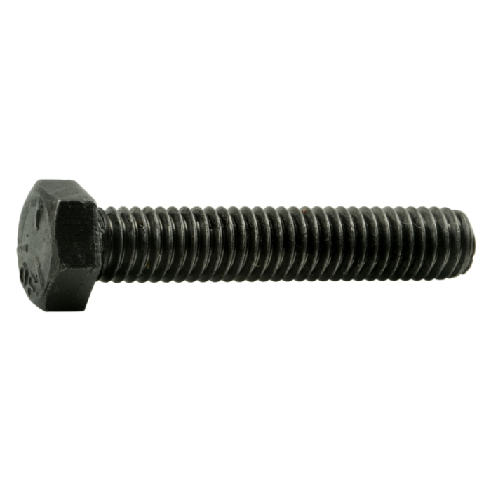 3/8"-16 x 2" Hex Head Bolt, Left-Hand Coarse Thread, Zinc 