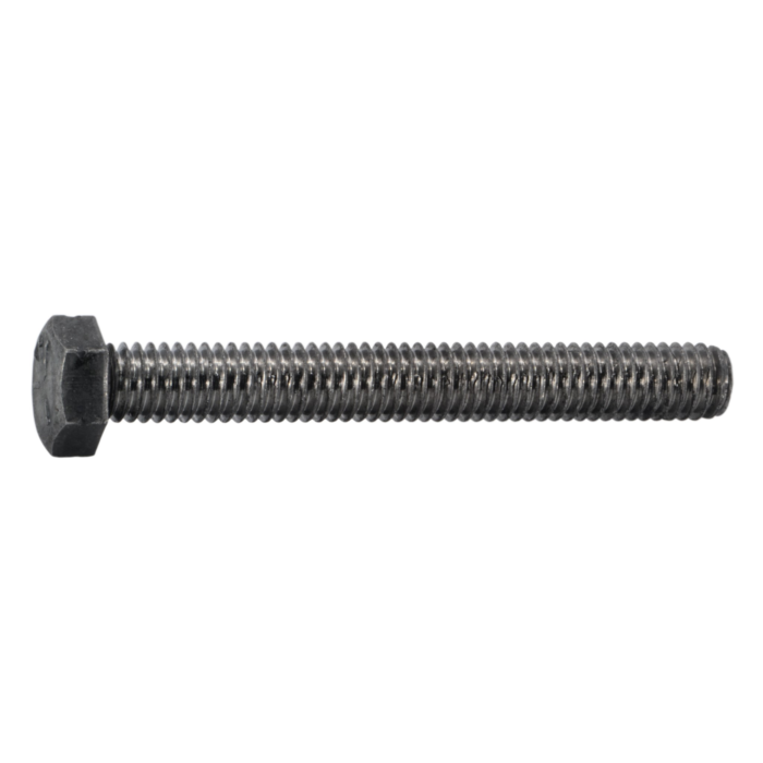 3/8"-16 x 3" Hex Head Bolt, Left-Hand Coarse Thread, Zinc 