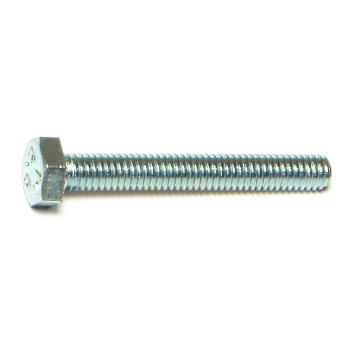 4 mm - 0.70 x 30 mm Hex Head Bolt, Coarse Thread, Zinc 