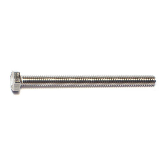 4 mm - 0.70 x 50 mm Hex Head Bolt, Coarse Thread, Stainless Steel 