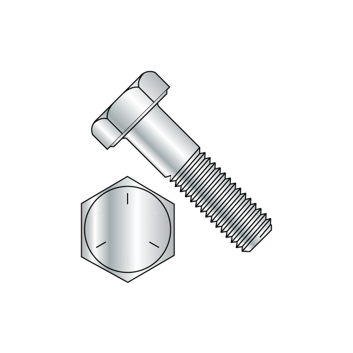 Titan™ 1/2-13 7 in Hex Head Heat Treated Alloy Steel Cap Screw