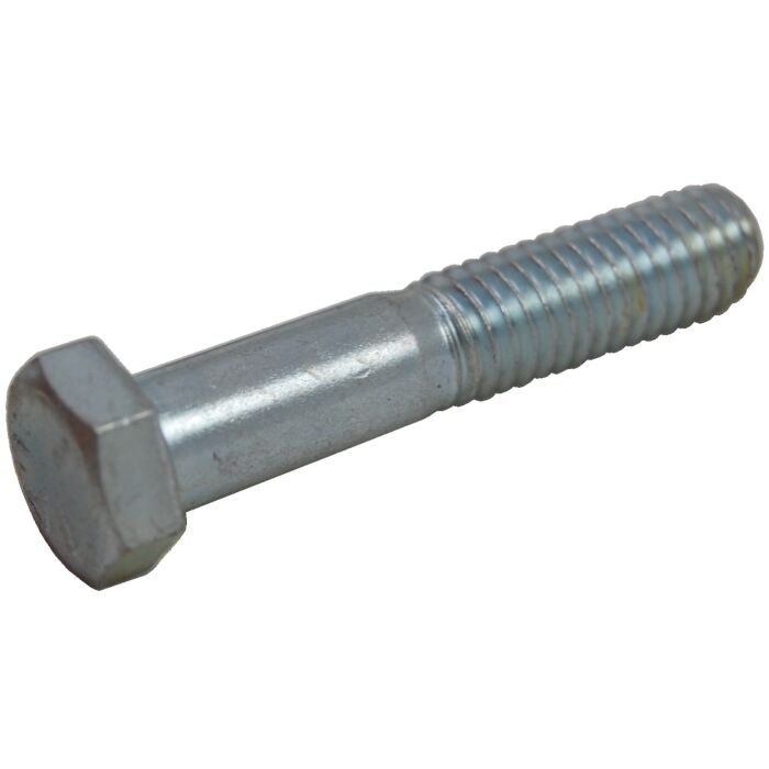 1/4"-20 x 1" Hex Cap Screw, Coarse Thread, Zinc 