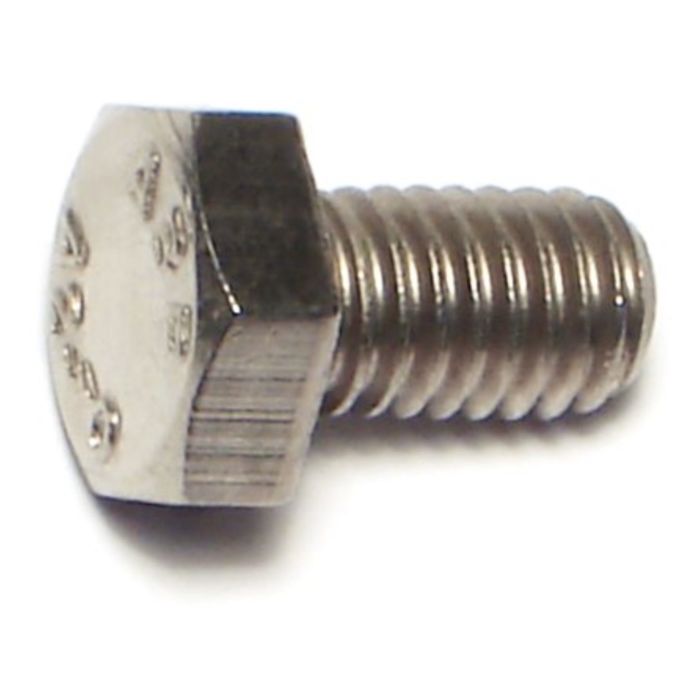 6 mm - 1.00 x 10 mm Hex Head Bolt, Coarse Thread, Stainless Steel 