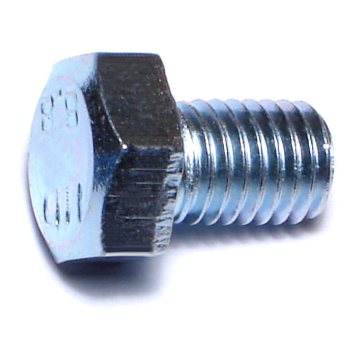 7 mm - 1.00 x 10 mm Hex Head Bolt, Coarse Thread, Zinc 