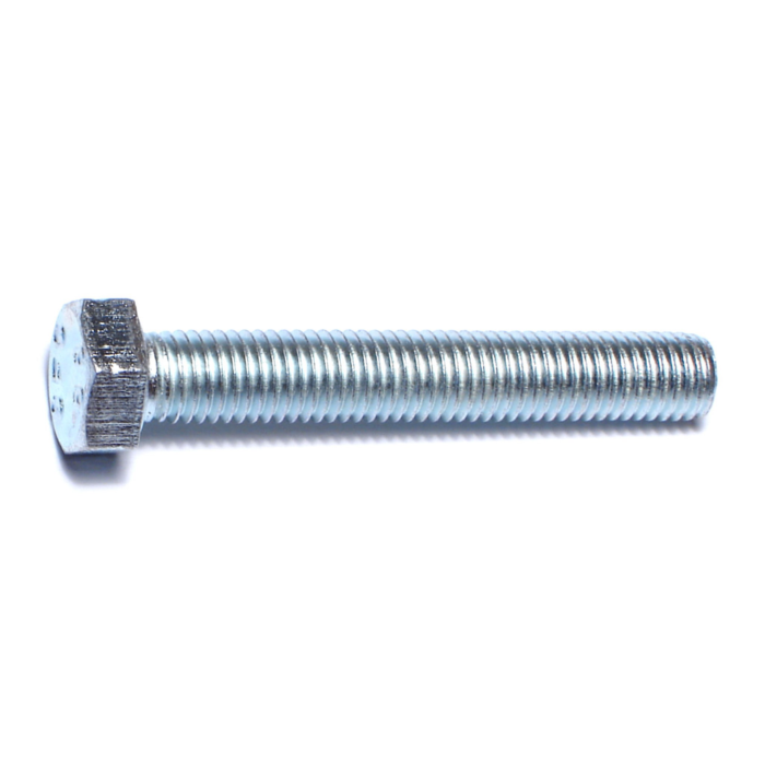 7 mm - 1.00 x 45 mm Hex Head Bolt, Coarse Thread, Zinc 