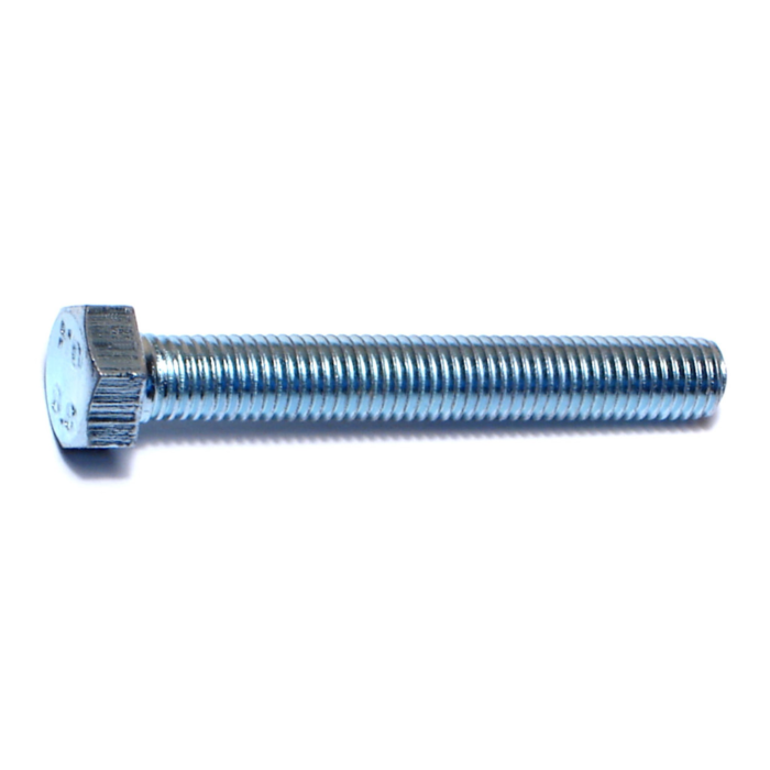 7 mm - 1.00 x 50 mm Hex Head Bolt, Coarse Thread, Zinc 