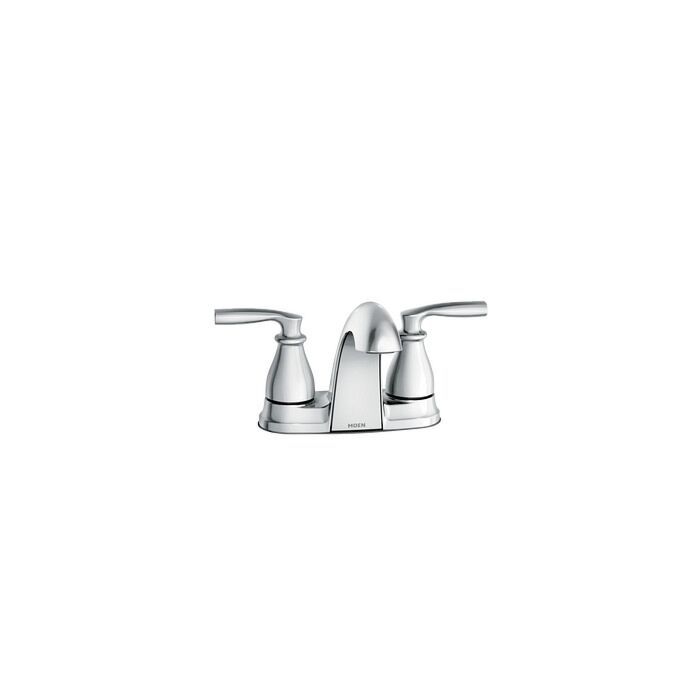 Moen 84532 Chrome Two-Handle Low Arc Bathroom Faucet