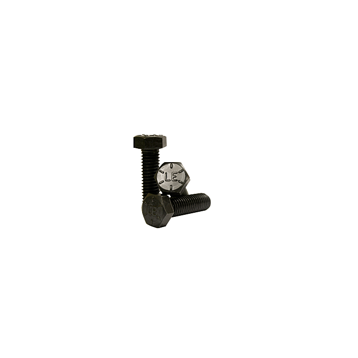 1-1/4"-7 x 10" Hex Cap Screw, Coarse Thread, Yellow Zinc 