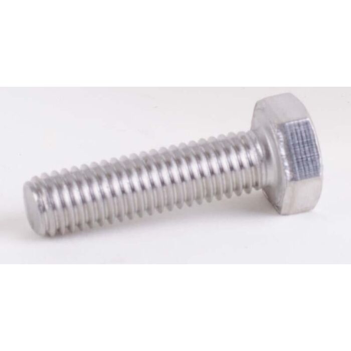 8 mm - 1.25 x 30 mm Hex Head Bolt, Coarse Thread, Stainless Steel 