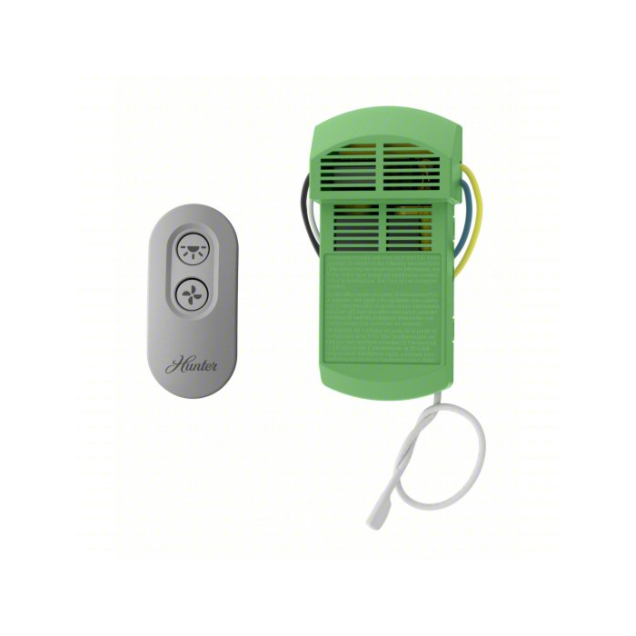 Hunter Gray Plastic Remote Control for Fan w/ Receiver