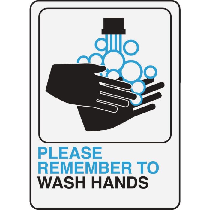 HY-KO Hy-Ko Please Wash Hands Sign