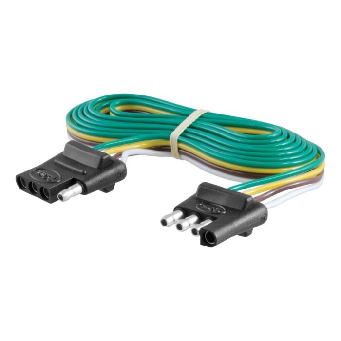 Curt Manufacturing Curt 58050 72 in 16 ga Rubber 4-Way Wire Flat Extension