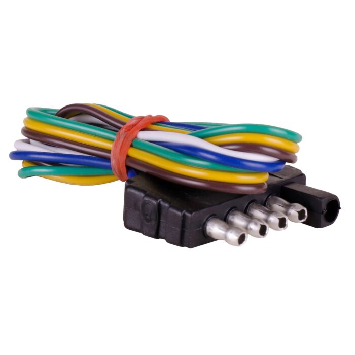 Curt Manufacturing Curt 58540 48 in Rubber Molded 5-Way Flat Connector Plug