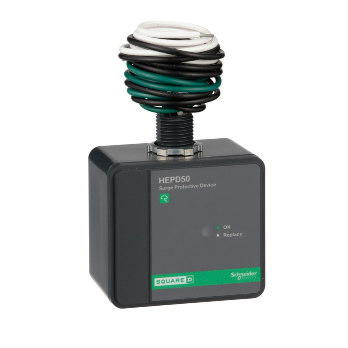 Square D Surge protection device, HEPD, 50kA, 120/240 V, 1 phase, 3 wire, SPD type 1