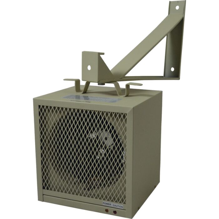 TPI Portable Heater, 16.6/14.4 A, 208/240 V, 13,652 Btu Heating, 160 cfm Air (Beige)