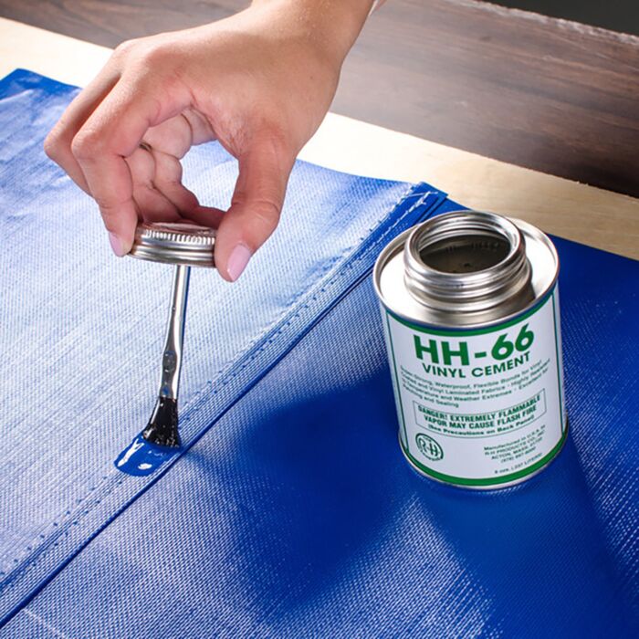 RH Adhesives Vinyl Cement Can w/ Brush Cap (Clear) 1 qt.