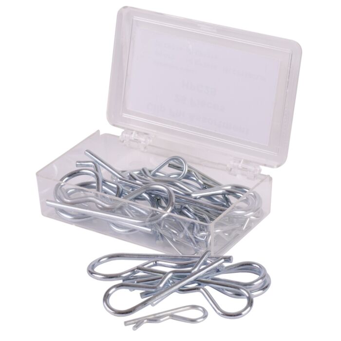 Huyett 25-Piece Hair Clip Cotter Pin Assortment
