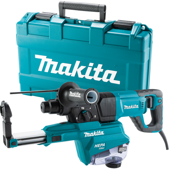 Makita 1 in. SDS‑PLUS AVT D-Handle Rotary Hammer w/ HEPA Dust Extractor (Kit)