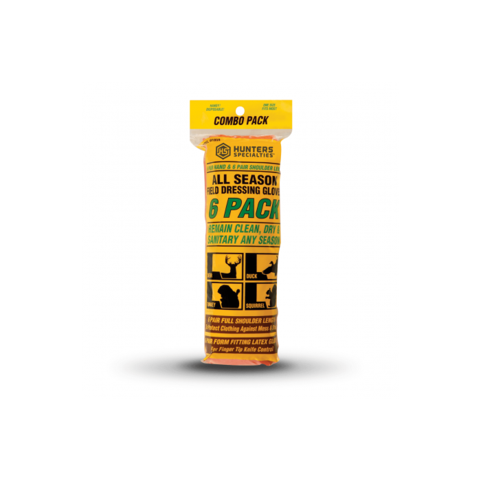 Hunter Specialties Field Dressing Gloves Combo Pack (12 Pairs)
