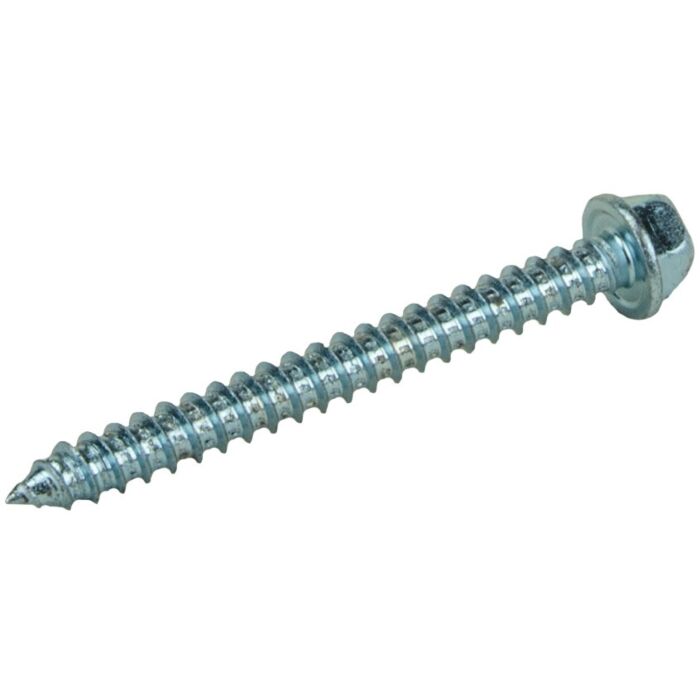 Titan™ #14 2-1/2 in Hex Washer Head Slotted Sheet Metal Screw