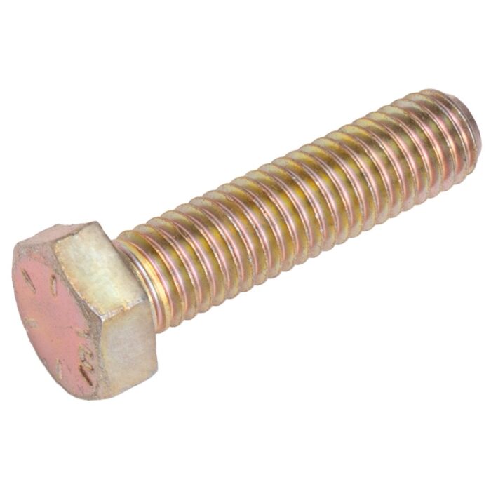 Titan™ 1/2"-13 x 2" Hex Head Tap Bolt, Coarse Thread, Yellow Zinc