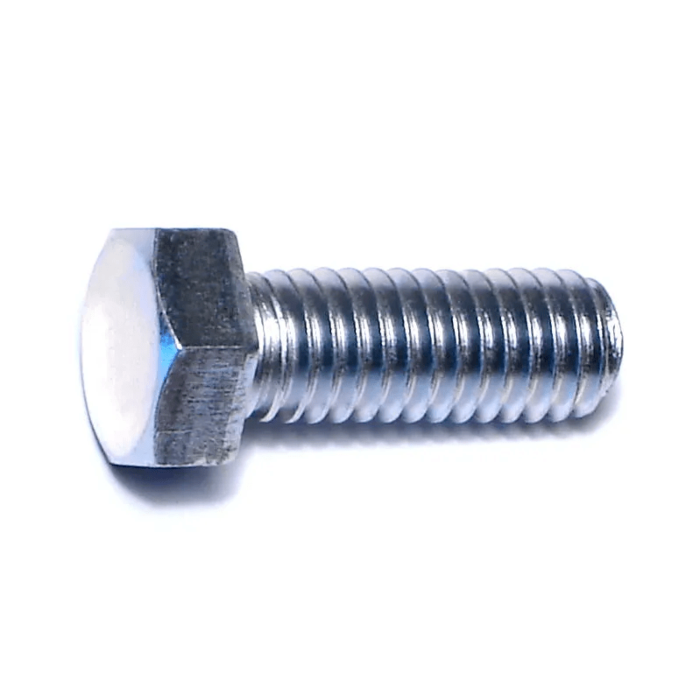 3/8"-16 x 1" Hex Head Tap Bolt, Coarse Thread, Zinc 
