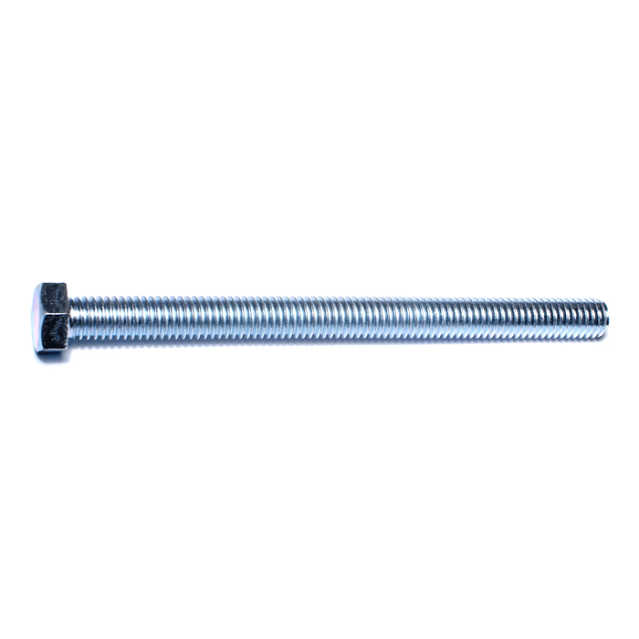 3/8"-16 x 5" Hex Head Tap Bolt, Coarse Thread, Zinc 