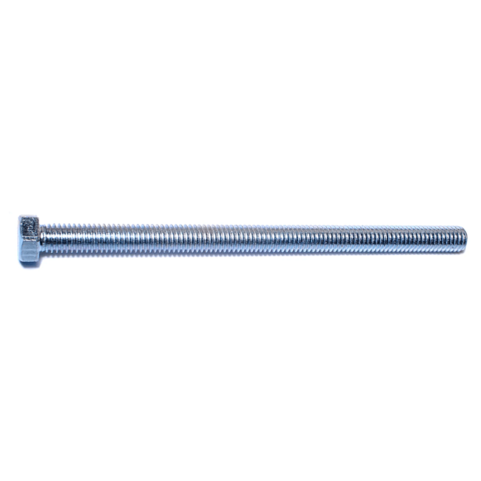 3/8"-16 x 6" Hex Head Tap Bolt, Coarse Thread, Zinc 