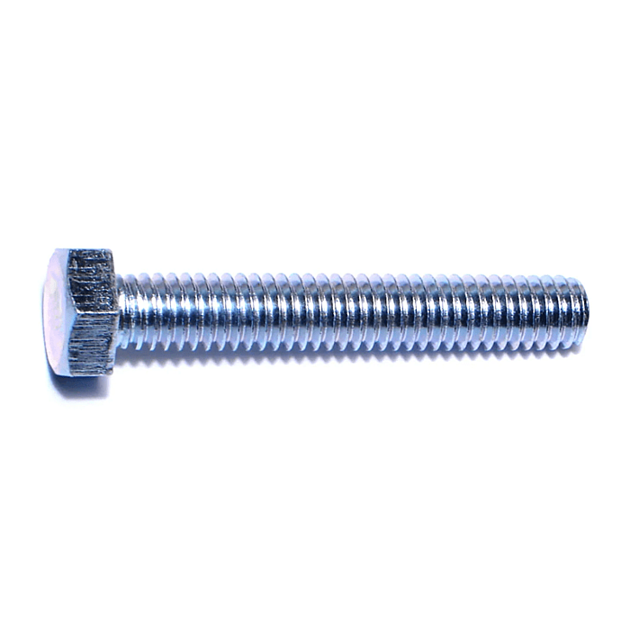 5/16"-18 x 2" Hex Head Tap Bolt, Coarse Thread, Zinc 