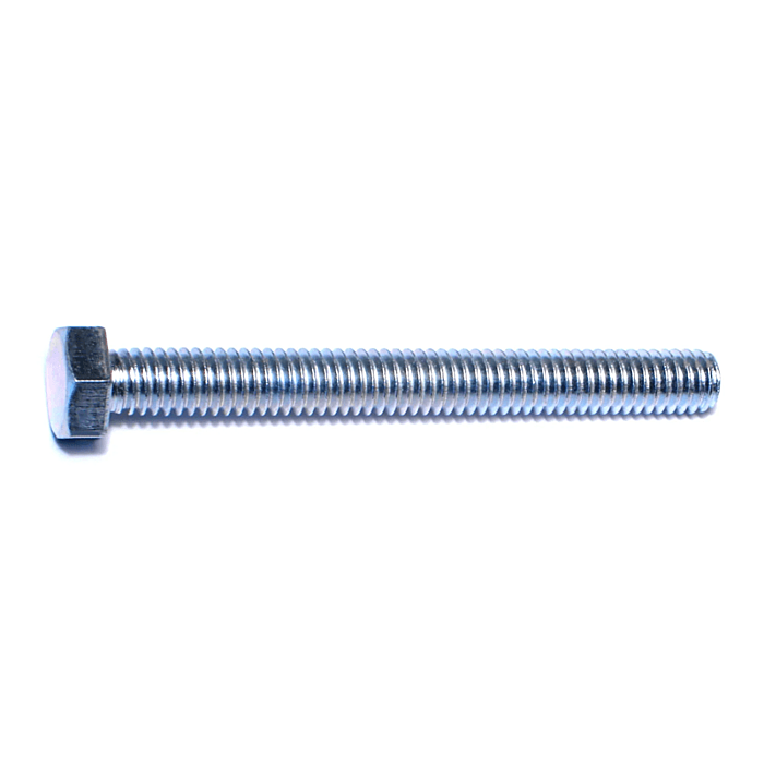 5/16"-18 x 3" Hex Head Tap Bolt, Coarse Thread, Zinc 