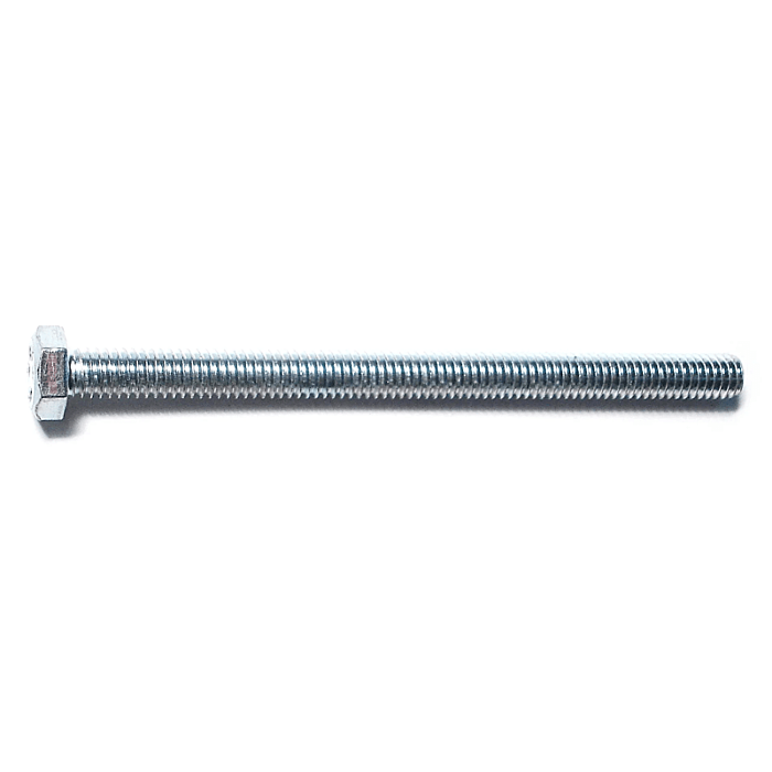 5/16"-18 x 5" Hex Head Tap Bolt, Coarse Thread, Zinc 