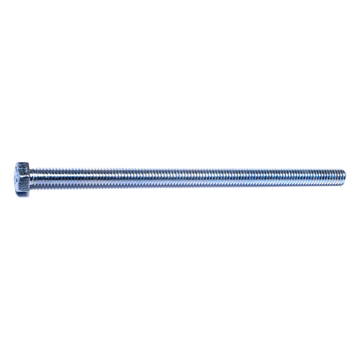 5/16"-18 x 6" Hex Head Tap Bolt, Coarse Thread, Zinc 