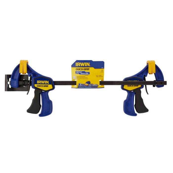 Irwin IRWIN Quick-Grip 12 In. Light-Duty Bar Clamps (2 Pk)